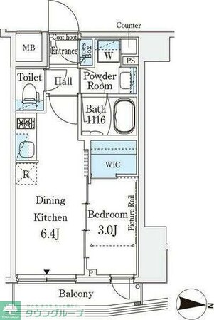 イプセ押上の物件間取画像